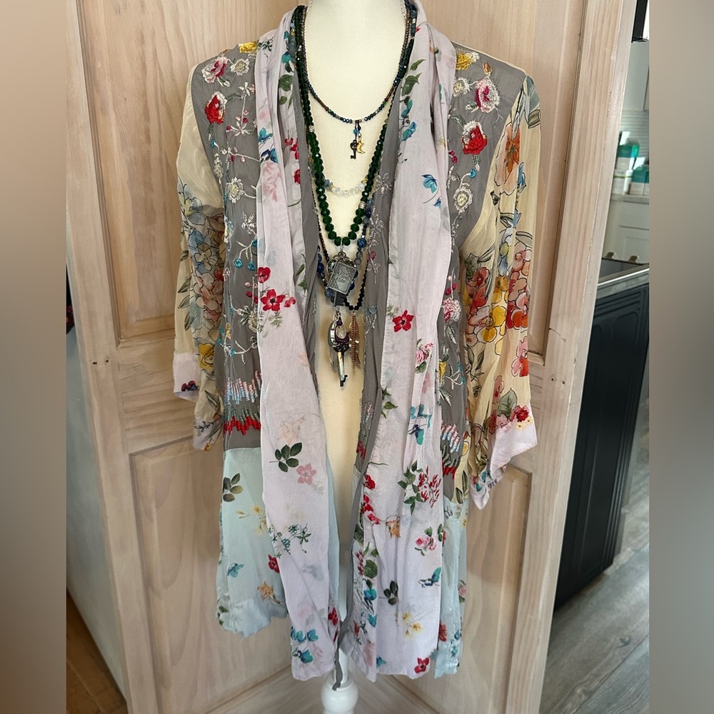 Johnny Was kimono XS